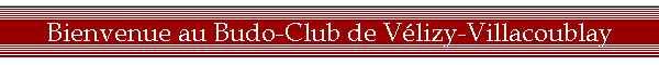Bienvenue au Budo-Club de V�lizy-Villacoublay